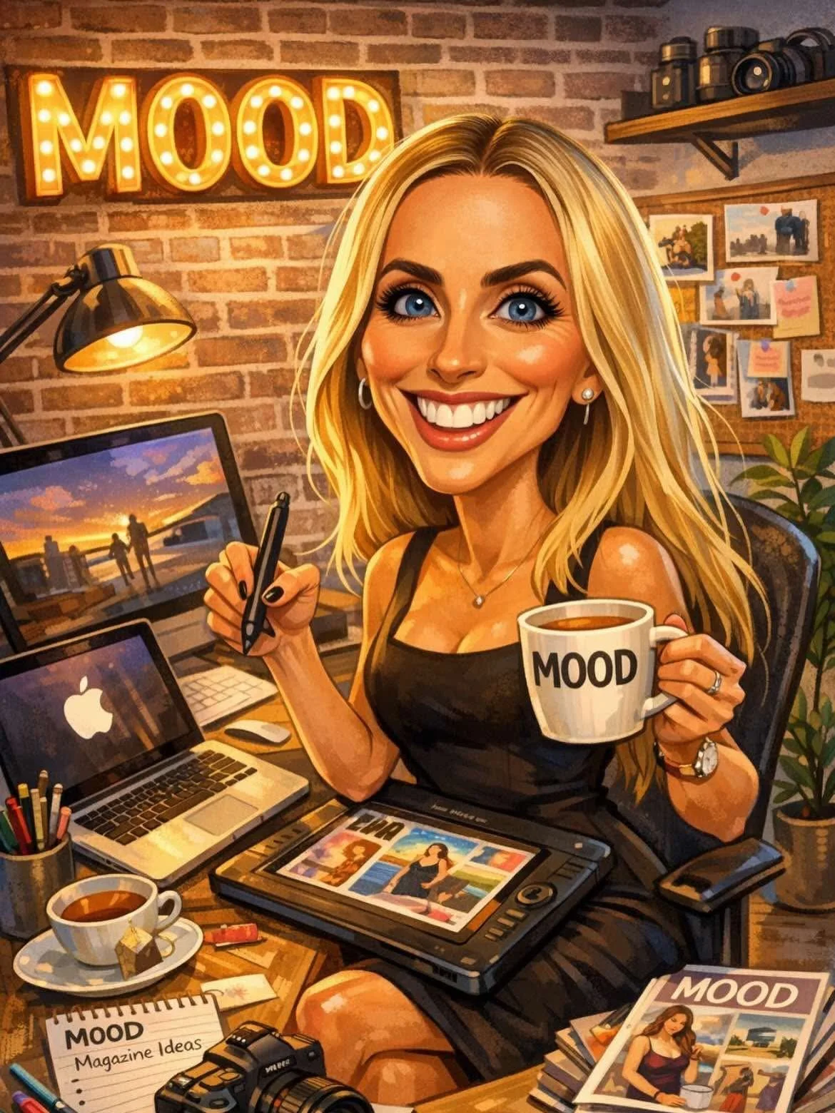 Had a bit of fun to see what our caricatures would look like when it comes to MOOD.