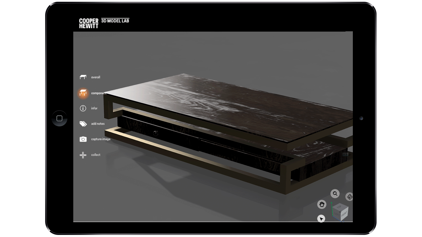 Component Mode In the component mode, you have access to a disintegrated view, which offers you information about construction and object components.