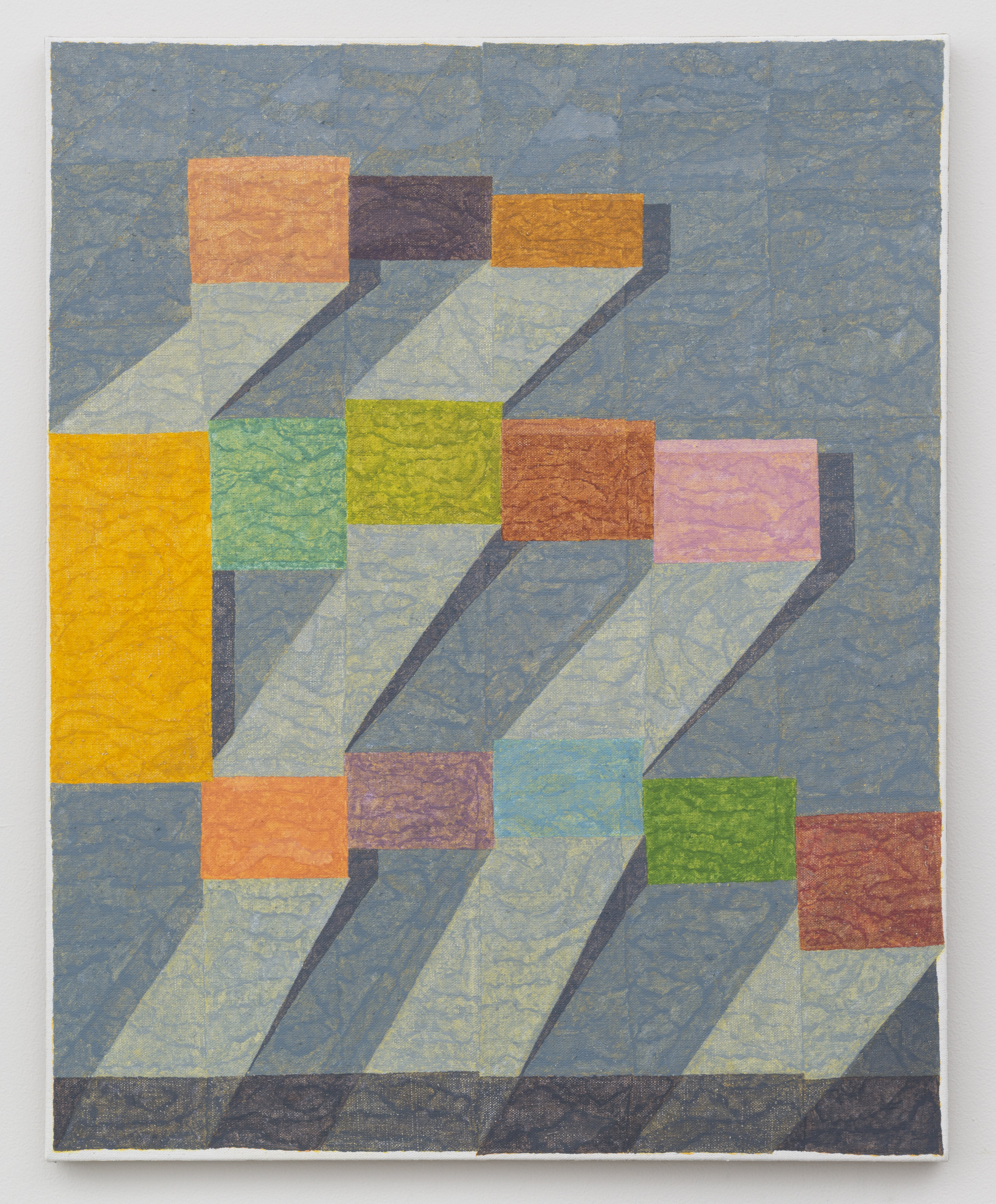 Bricklayer’s Union  Silica and Pigment on Linen 30in x 24in 2017 