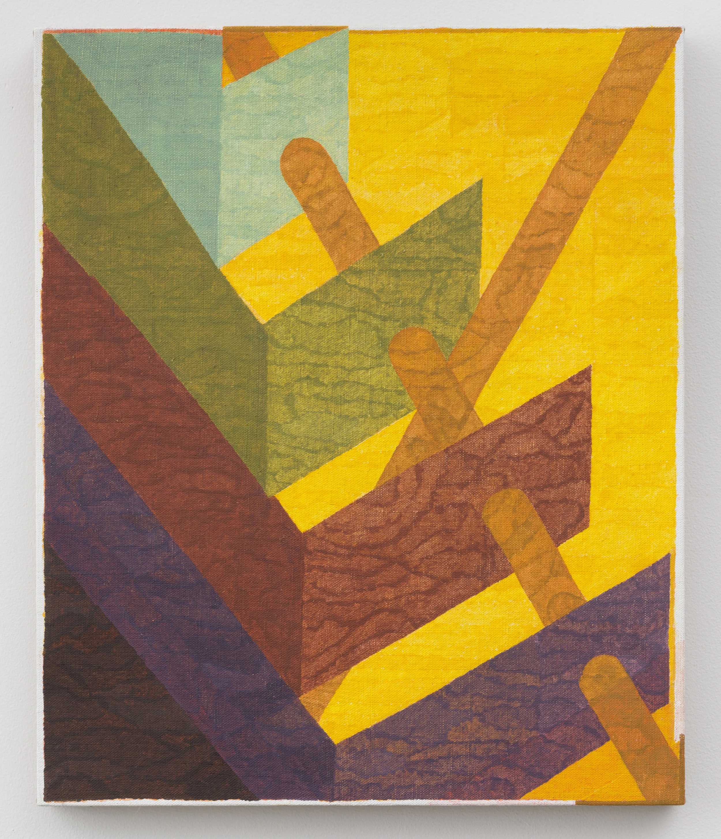 Itzik Silica and Pigment on Linen 24in x 20in 2017