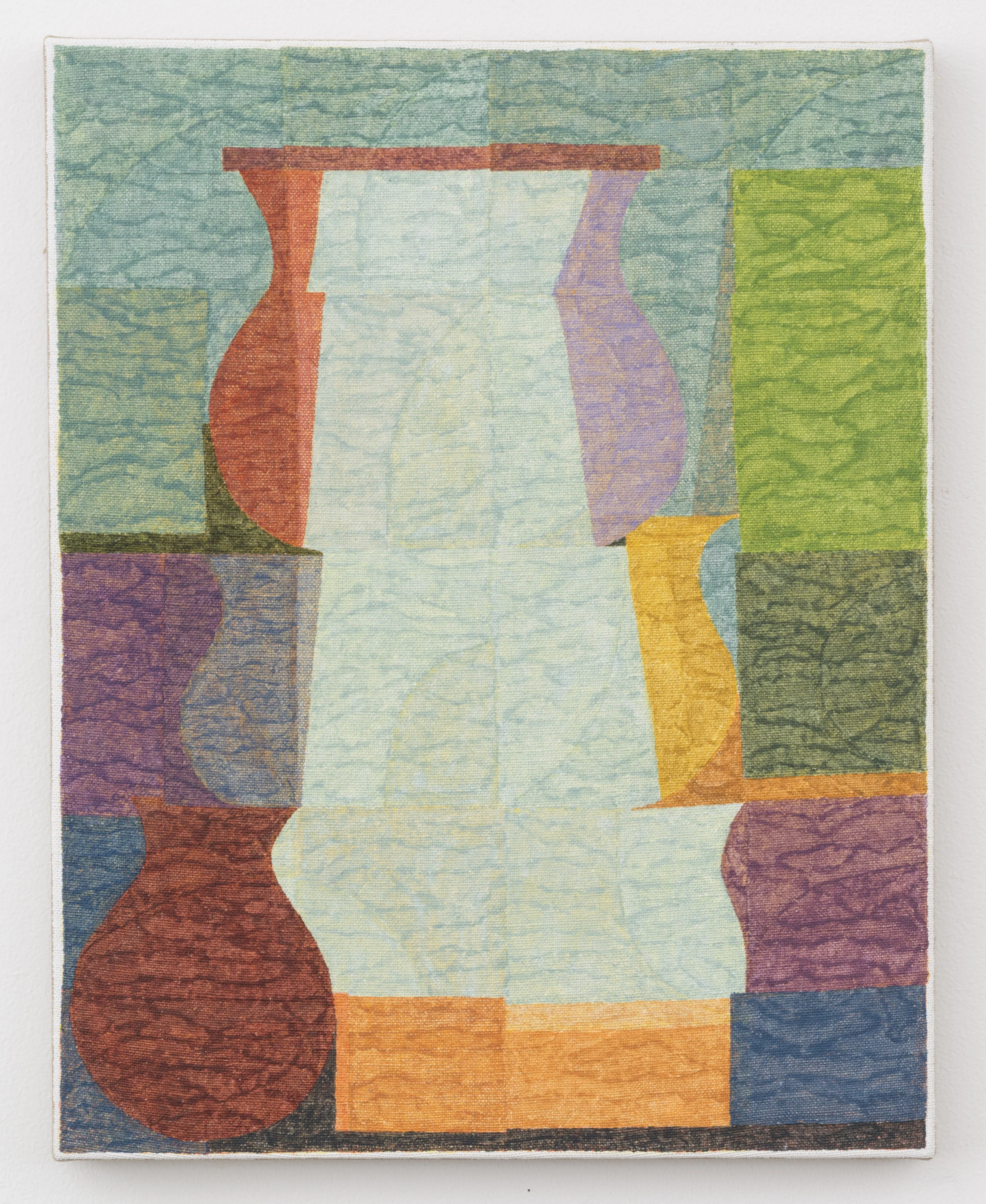 Untitled Silica and Pigment on Linen 20in x 16in 2017