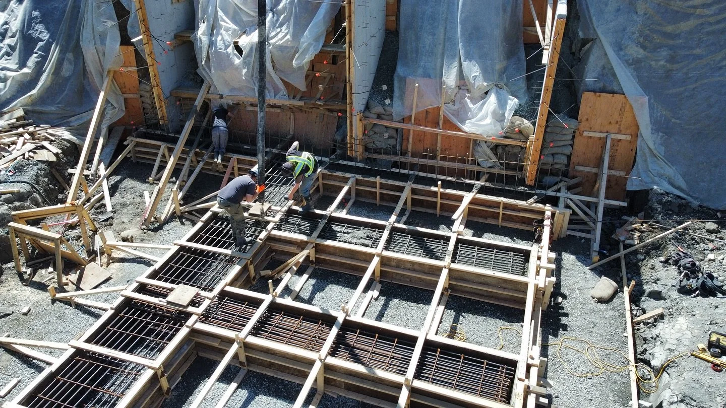 Complex Foundations&hellip; No Problem custom design by @1_ward_studio. Photo by @keith_balcke #architecture #construction #concrete #design #homedesign #designer #housedesign #residential #residentialconstruction #architecturephotography #archilover
