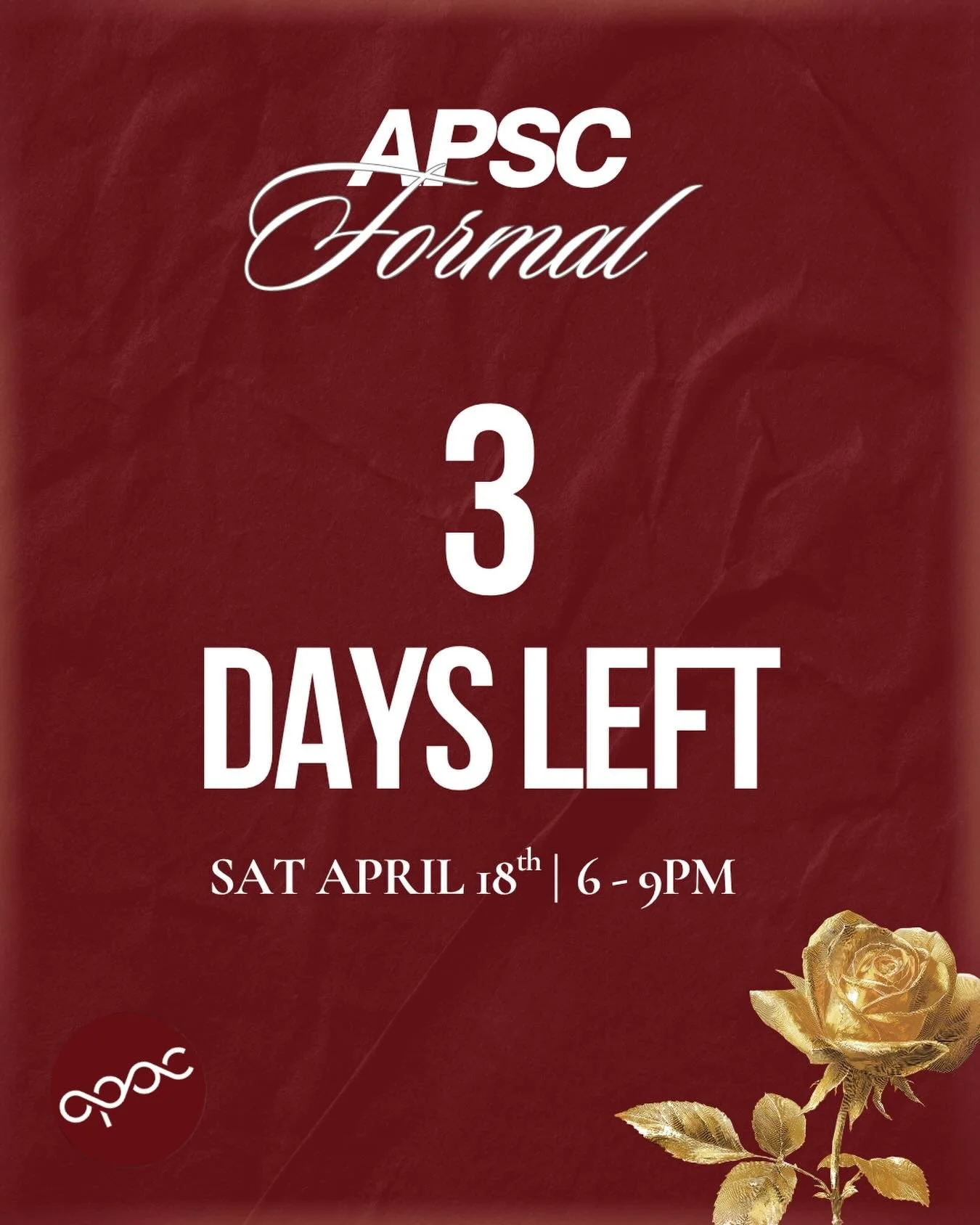 THREE. DAYS. LEFT. 

Our 30th Anniversary Formal and Alumni Reception is ONLY 3 DAYS AWAY!! And we have a VERY special update coming soon&hellip; 👀

GET YOUR TICKETS NOW IN THE LINK IN BIO!!