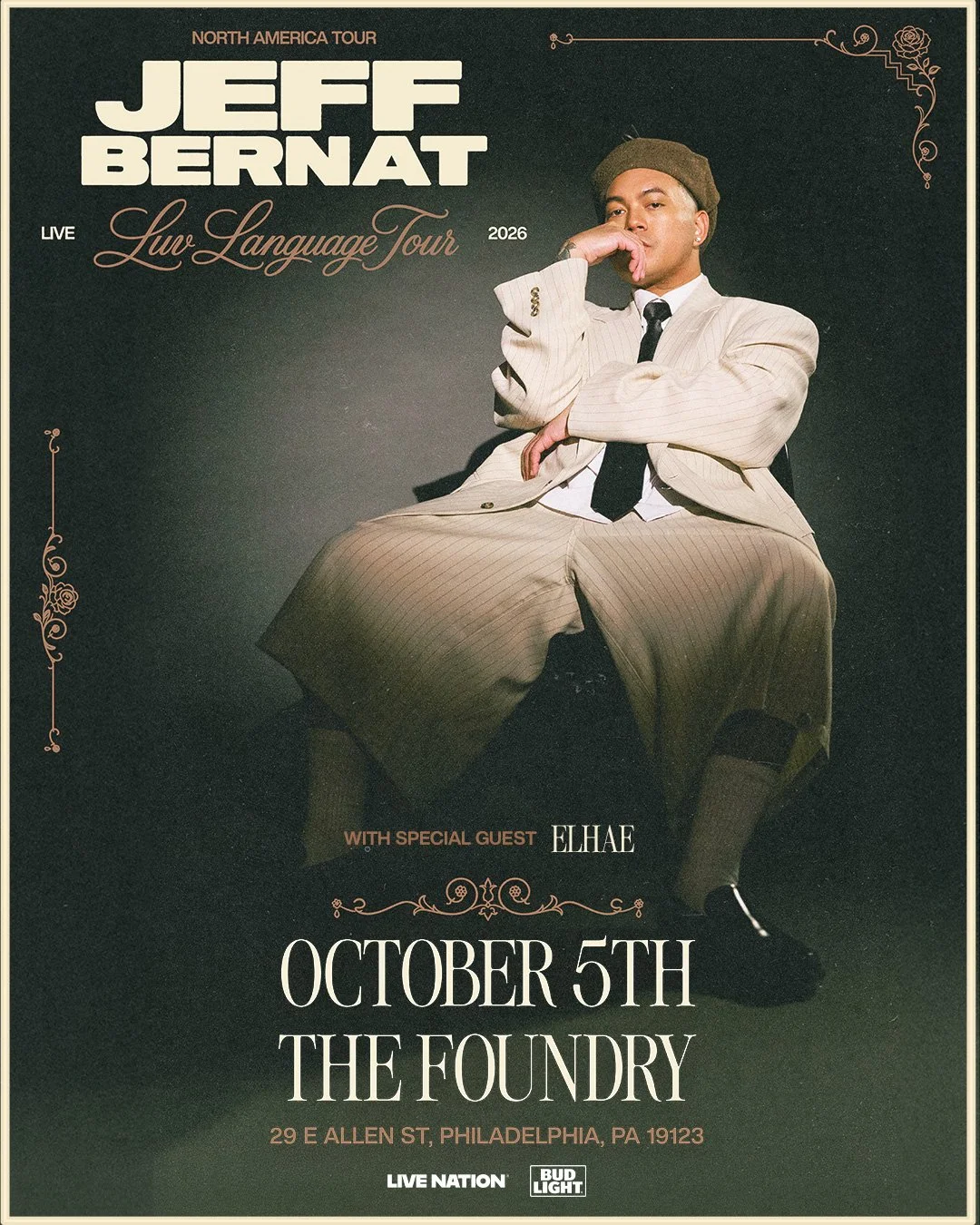 🎵 APSC is proud to present student discounted tickets for Filipino-American R&amp;B/soul artist Jeff Bernat's concert TONIGHT at 8 PM! Click the link in bio to access student tickets for just $25! 🎤