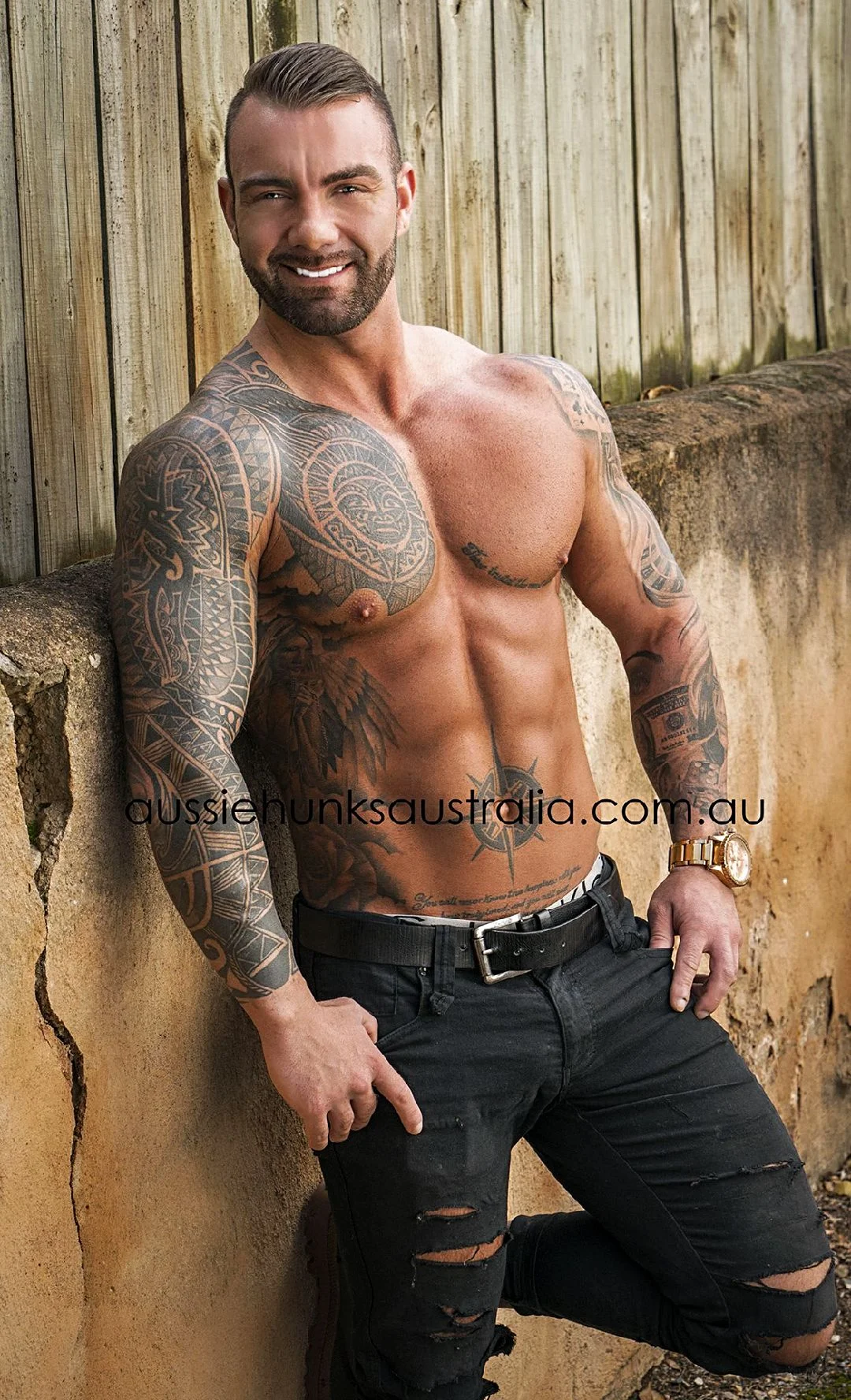 Male stripper / topless waiter - James