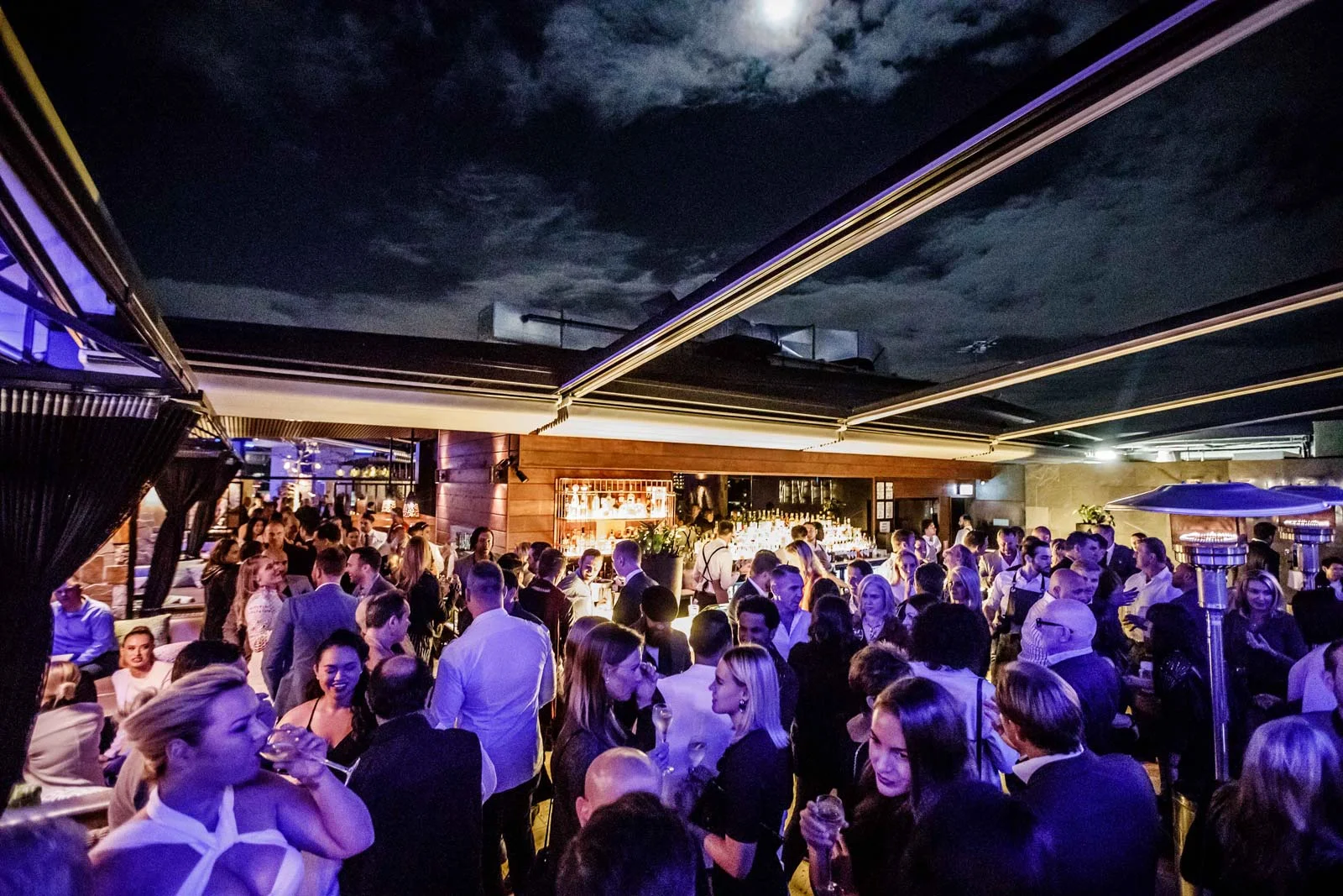 Enjoy a classy yet fun party atmosphere at the prestigious Eleven Rooftop Bar