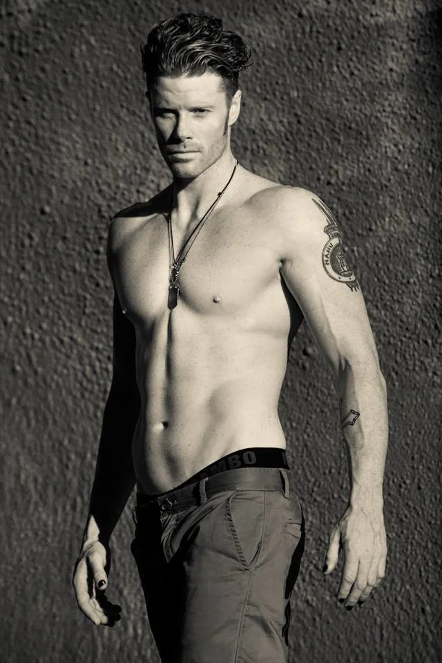 Book a male topless bartender
