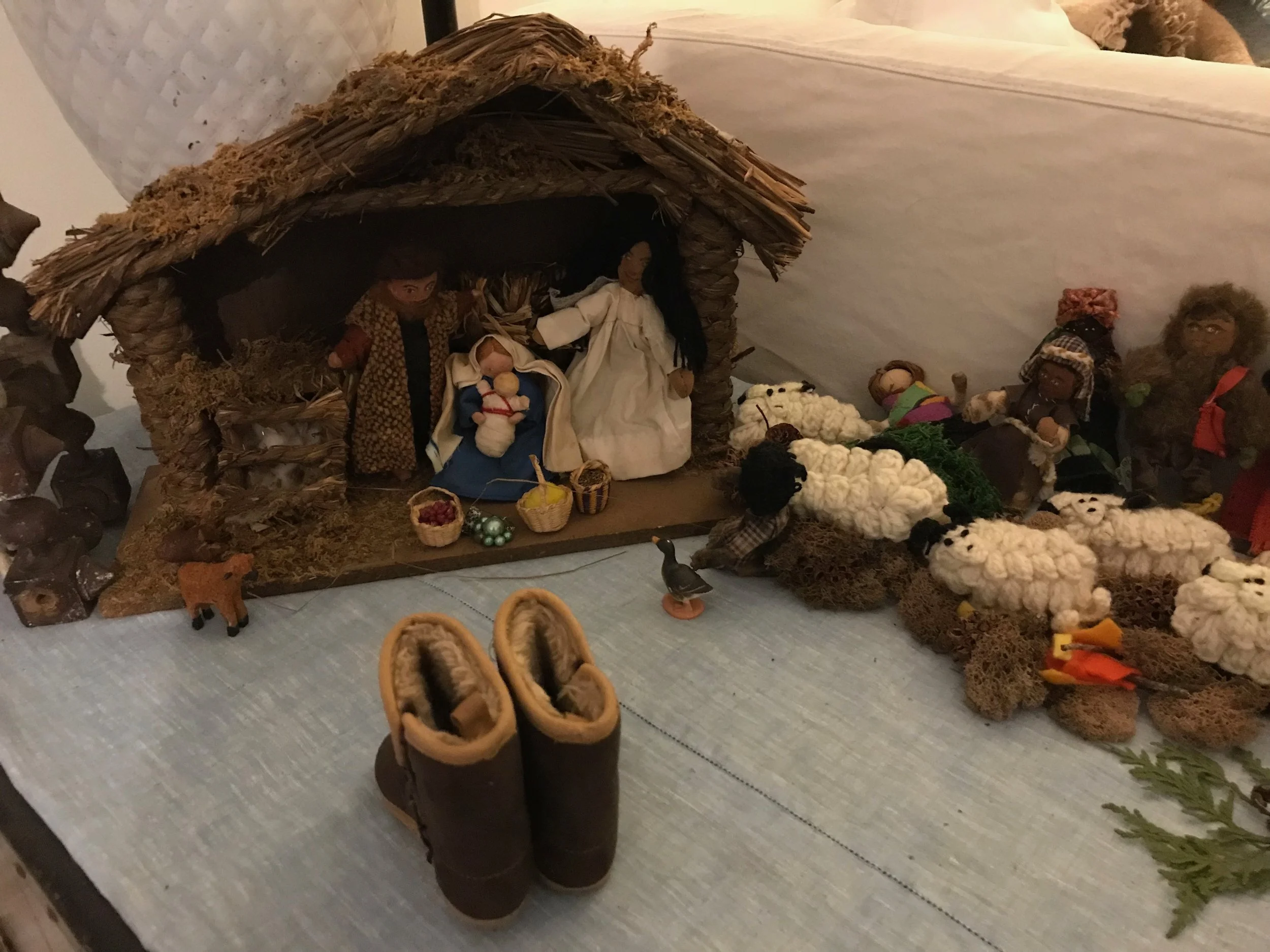 Boots at the Manger