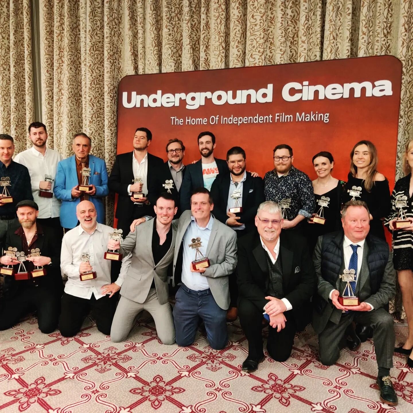📸 Some snaps from the Underground Cinema Awards 🏆

#UndergroundCinema #FollowTheDead #wildstagproductions #zombie #horror #comedy #darkcomedy #darkhumor #irishfilm #irishart #indiefilm #zombies #festival #awards #WINNER #risingstar