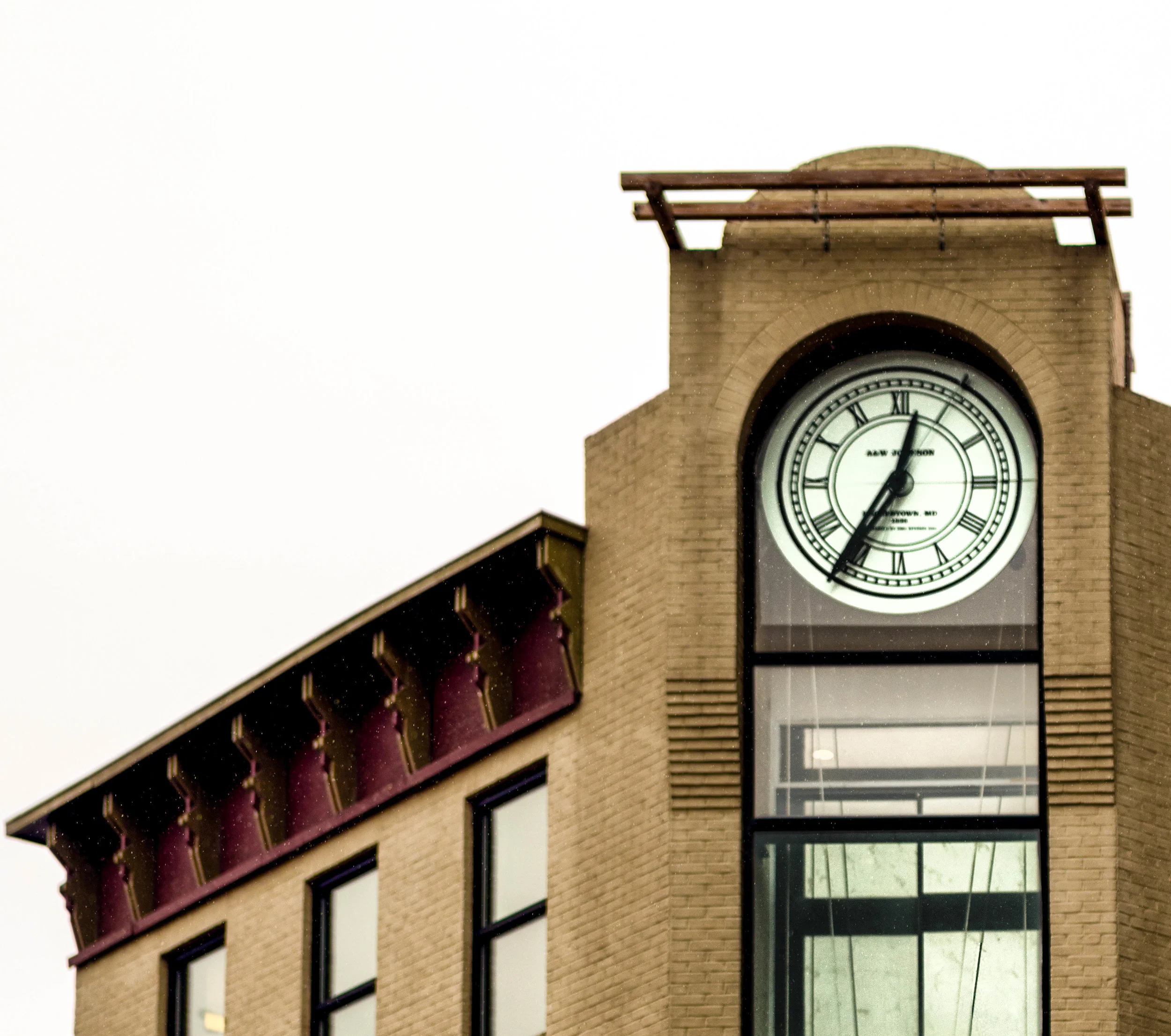 What we see of a clock is its face. Like a clock, what happens behind the scenes are sycronized processes and mechanisms, that are timed and balanced for proper functioning (keeping time) on the clockface. Public square Clocktower, refurbished by HighRock Group, original clock by A&W Johnston c. 1836