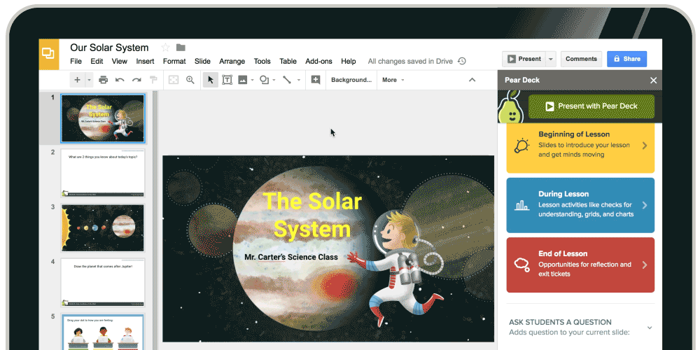Present with Pear Deck