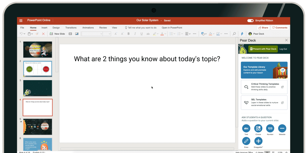 Pear Deck for Microsoft — Pear Deck