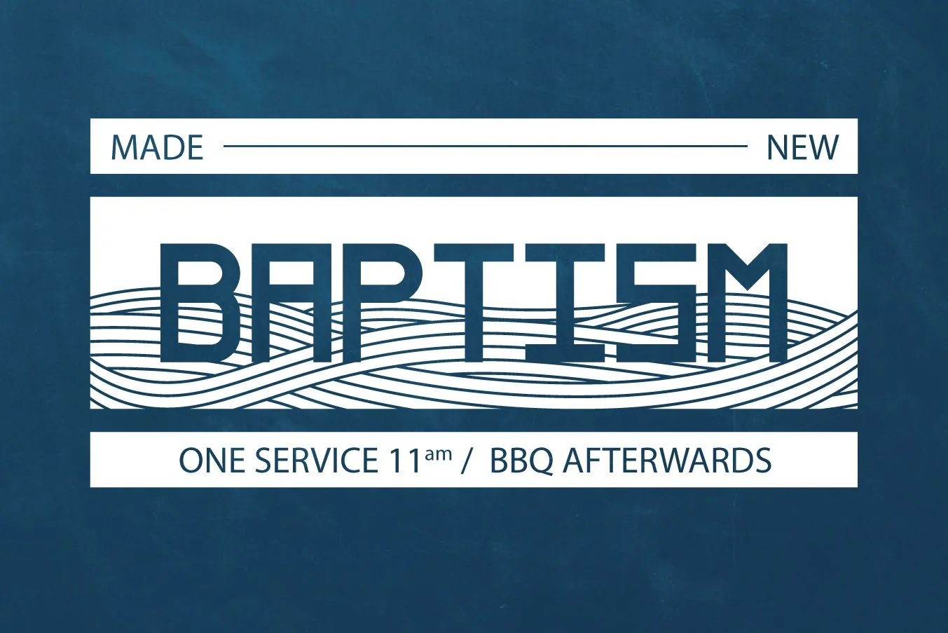 Baptism Sunday