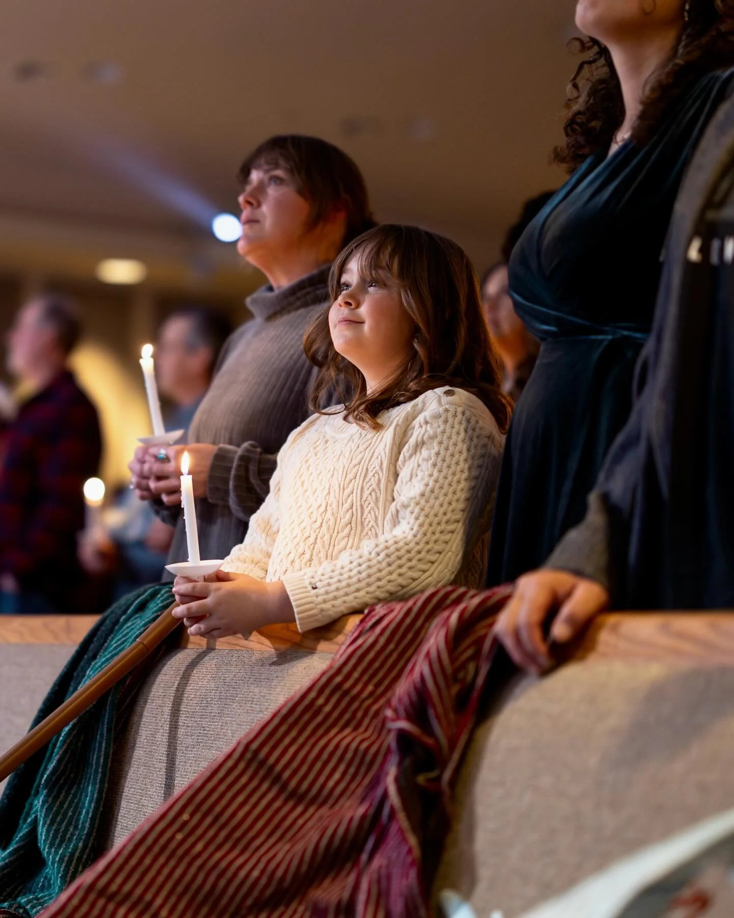 Celebrating Jesus with our church family at our candle light service! Last night was such a special time and the perfect way to spend Christmas Eve 🕯️🫶🏻

#christmaseve #candlelightservice #christmastime #heisborn