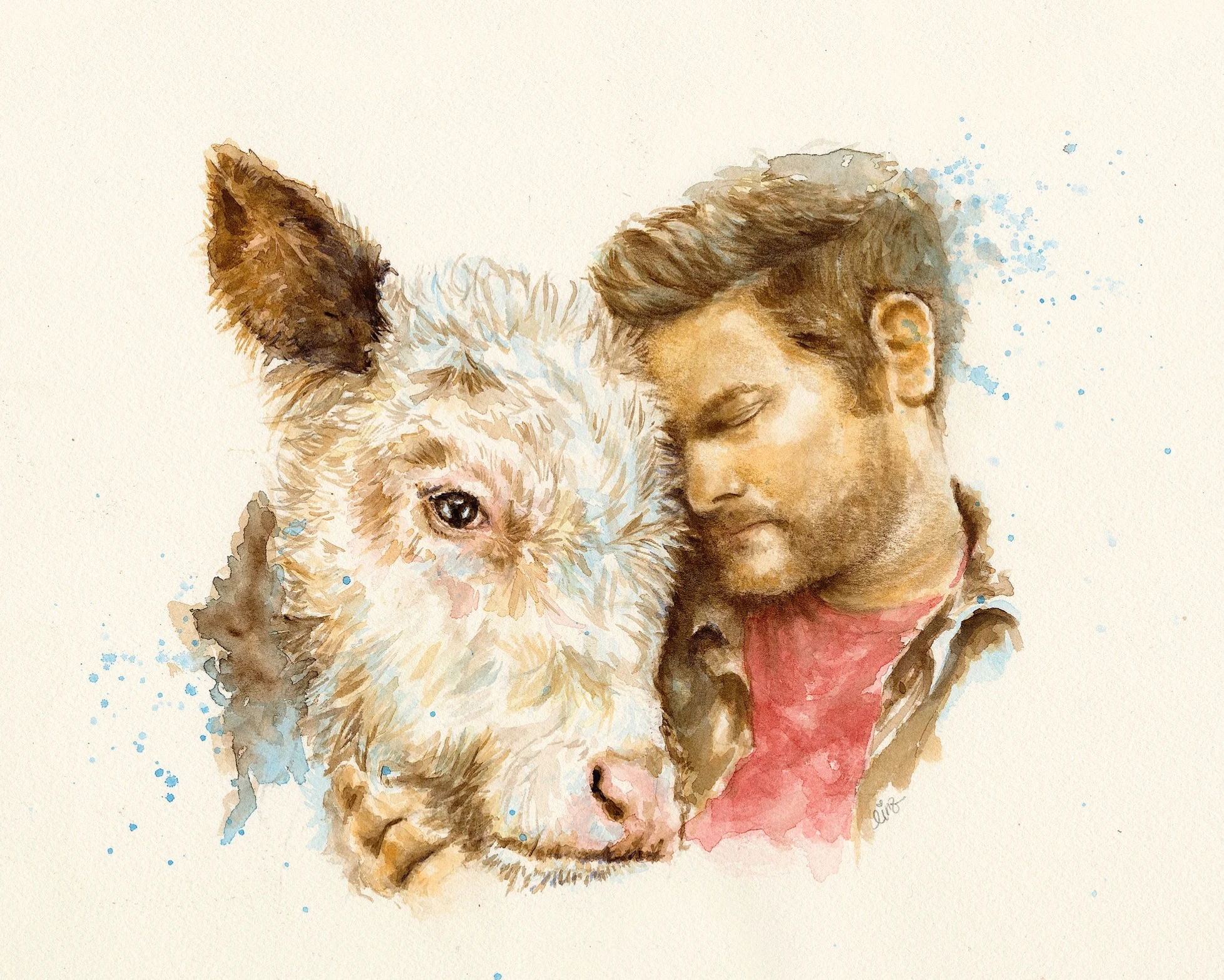 "Dan and Mike" Watercolor