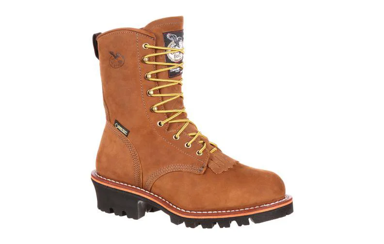 GEORGIA BOOT STEEL TOE GORE-TEX® WATERPROOF INSULATED STEEL TOE LOGGER WORK BOOT G9382