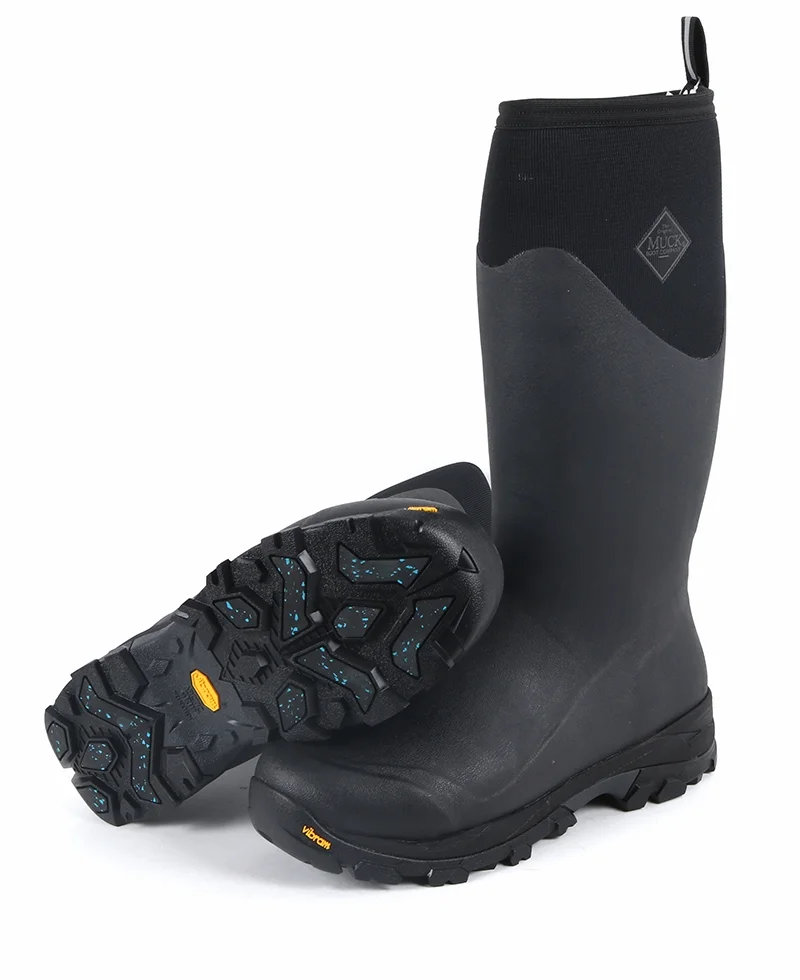 Muck Boot Co Tack  Black Waterproof Insulated Boots with Ice Cleats Mens 5.5 Men main image 3