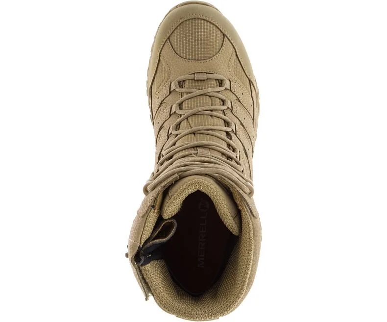 Merrell Tactical Moab 2 8-Inch Waterproof Side-Zip Boots‎ Coyote Tan Mens 14 M Merrell Men main image 4