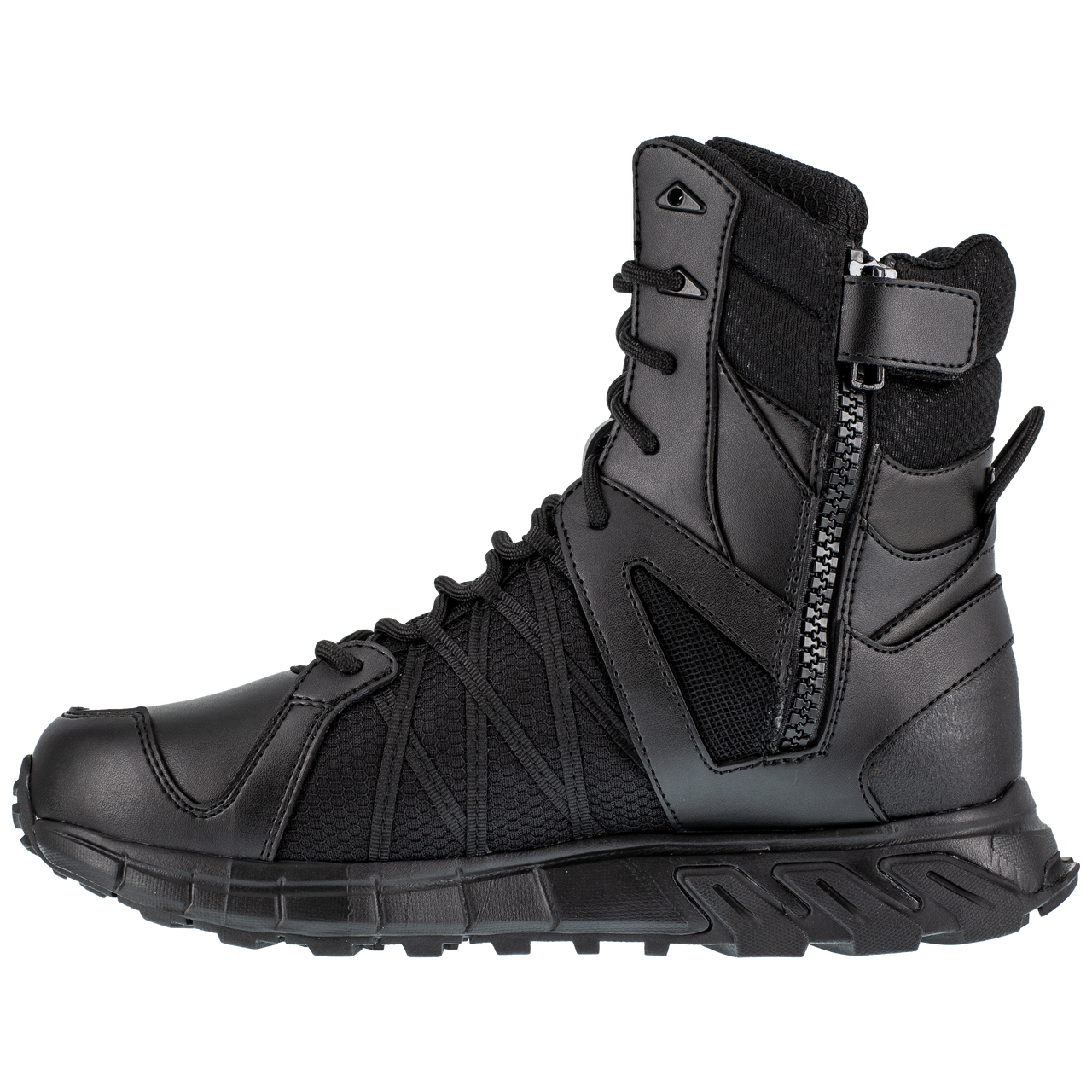 Reebok Tactical Waterproof Boot with Side Zipper - Black RB3455 — Route Boots & Shoes