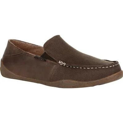 Georgia Cedar Falls Mens Size 10.5 Brown Casual Slip On Driving Moccasin Shoes Amazon.com | GEORGIA BOOT Cedar Falls Driving Moccasin  main image 4