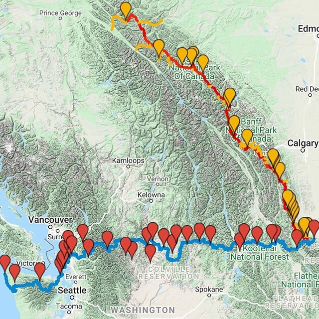 Wow! I&rsquo;ve had my head down preparing for this summer&rsquo;s adventures. I&rsquo;m finally starting to buy gear and getting very exited to be headed off in a few months. Some of steps meta-steps of planning:

1. Determine route conditions(temps