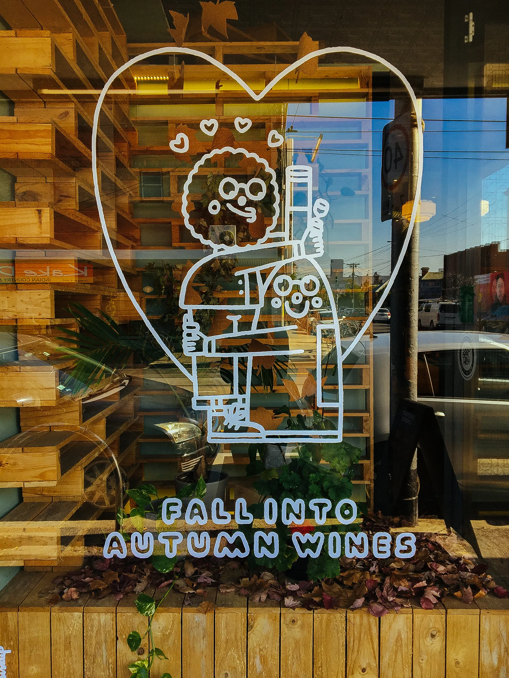 Blackheart & Sparrows' window display matched perfectly to our mission :)