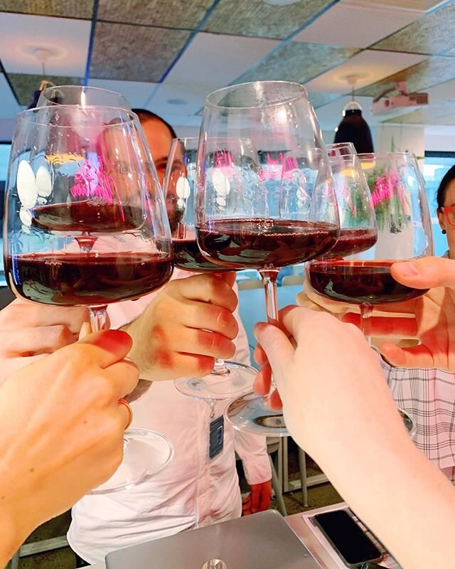 Remember when we used to be able to do this?! Taken less than 2 weeks ago at the launch of a casual wine club at Terri&rsquo;s workplace, it&rsquo;s hard to fathom how everything&rsquo;s completely changed since. As after-work drinks (and... you know