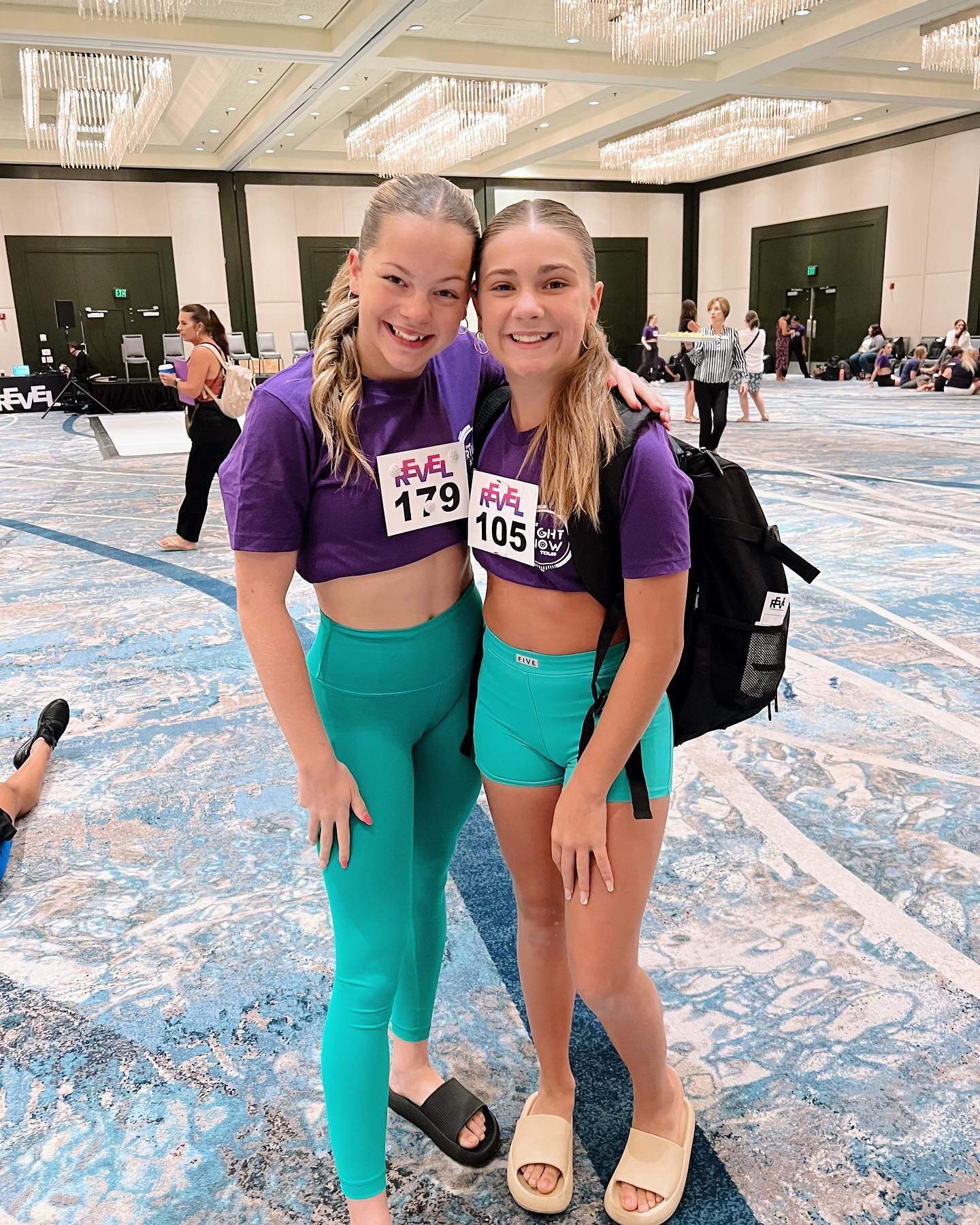PRO-REVELERS in the house!!!🏠🤩🥳Shout out to Emerson &amp; Bennett who are in Florida for Pro-Reveler orientation! These ladies have the opportunity to travel and assist the faculty this season at @reveldanceconvention 🫶💕🦋We are so proud of you 