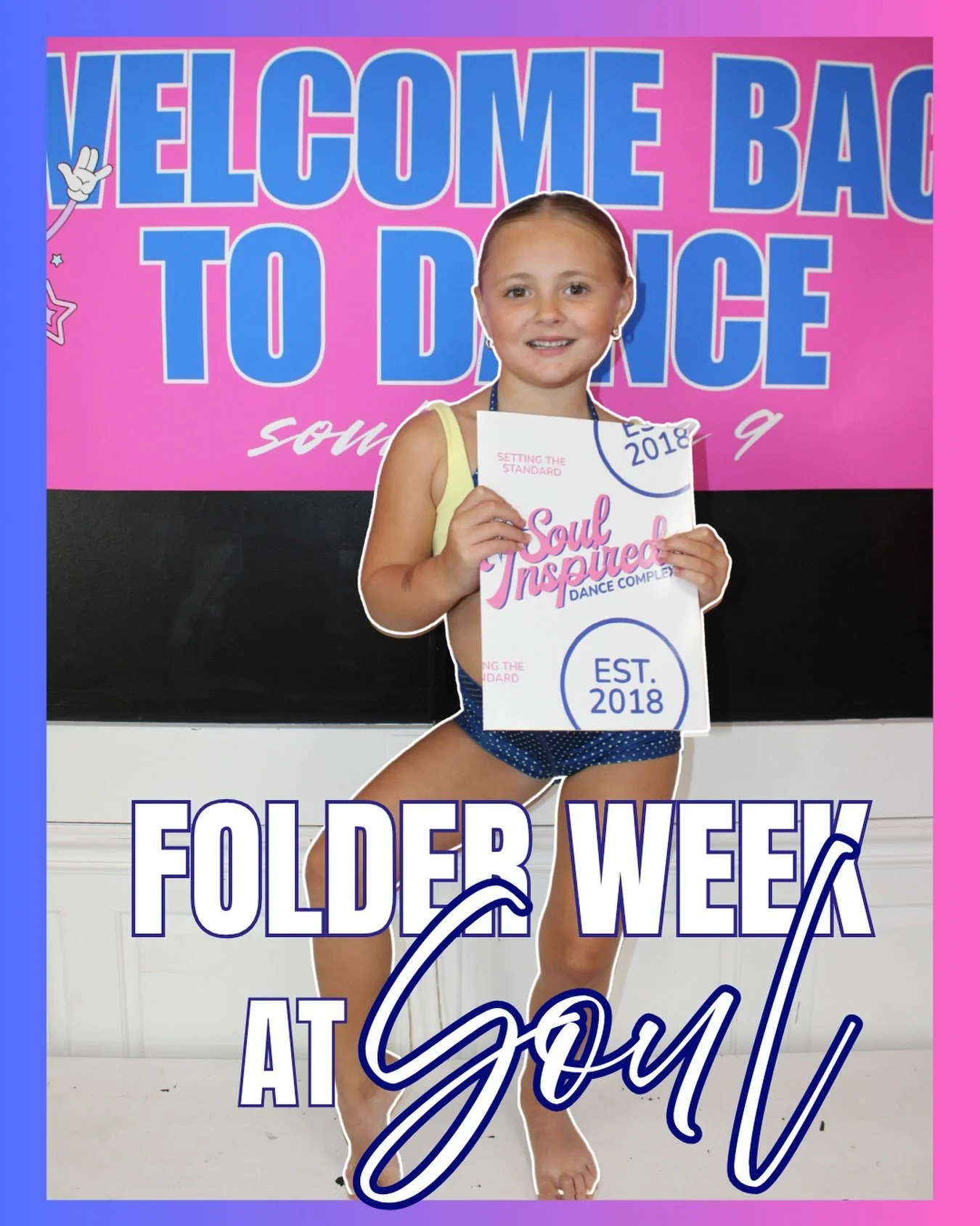 It&rsquo;s FOLDER WEEK @ SOUL✏️💖 Every dancer will receive a SOUL folder this week with some fun surprises inside! Take a photo with your SOUL FOLDER &amp; tag us! 🥳✨🦋💖

SOUL COLORING CONTEST&mdash; find the coloring page inside &amp; turn into t