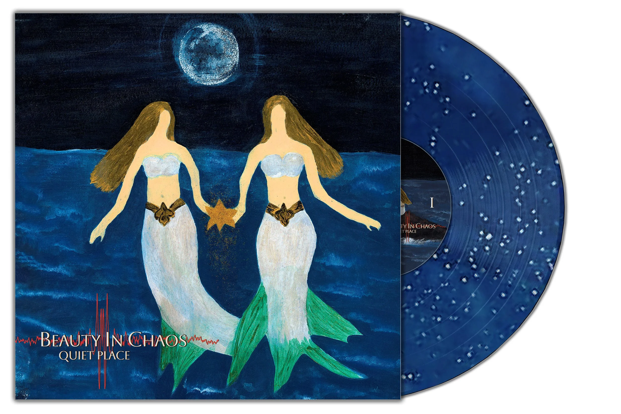 'Quiet Place' Deluxe Limited Edition Blue-Glitter Double-Vinyl Package