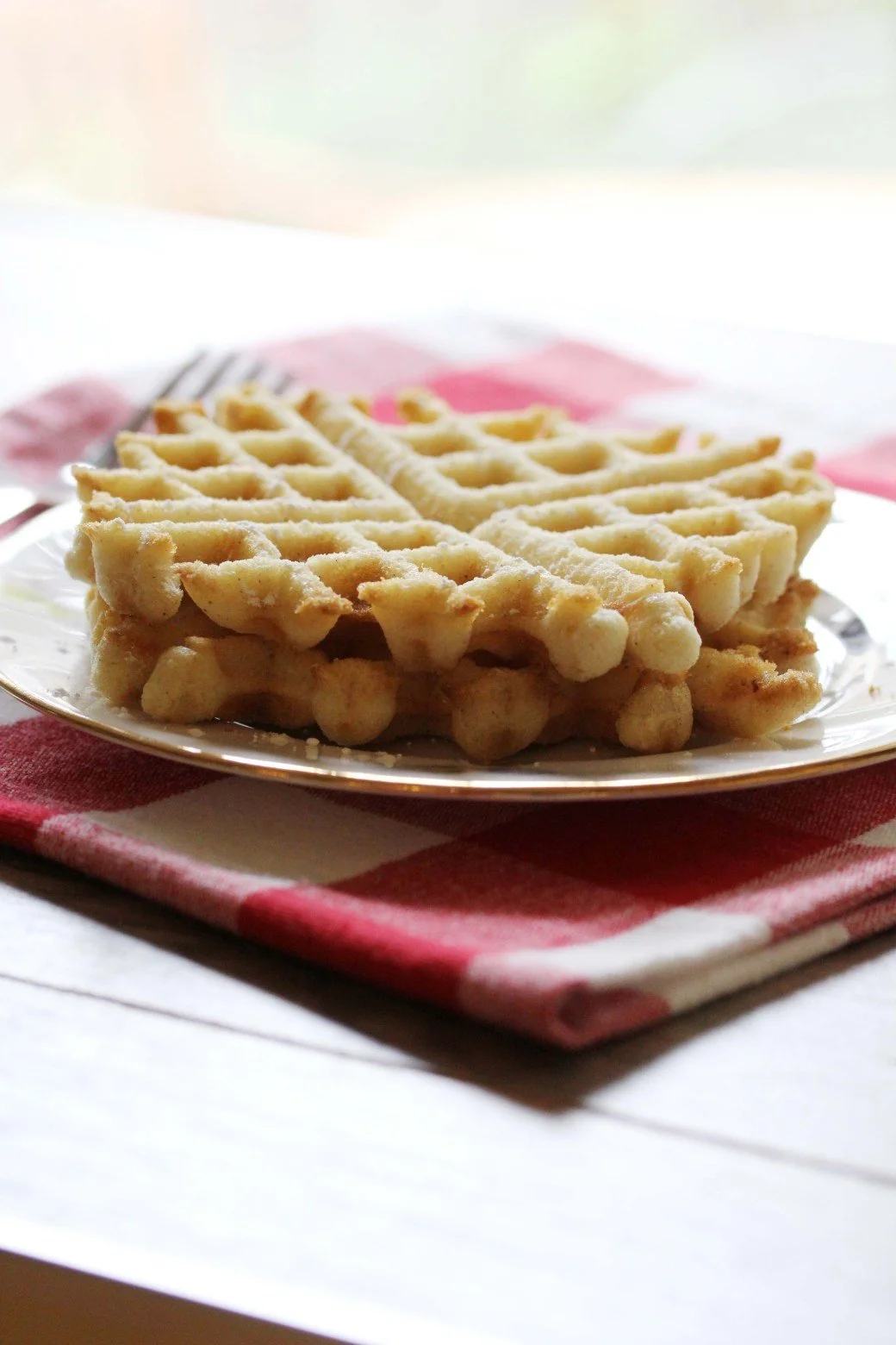 Cake Batter Waffles