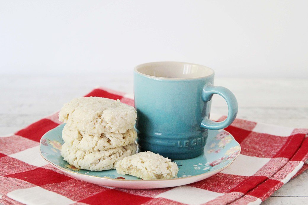 Almond Sugar Cookies (gluten free + vegan)