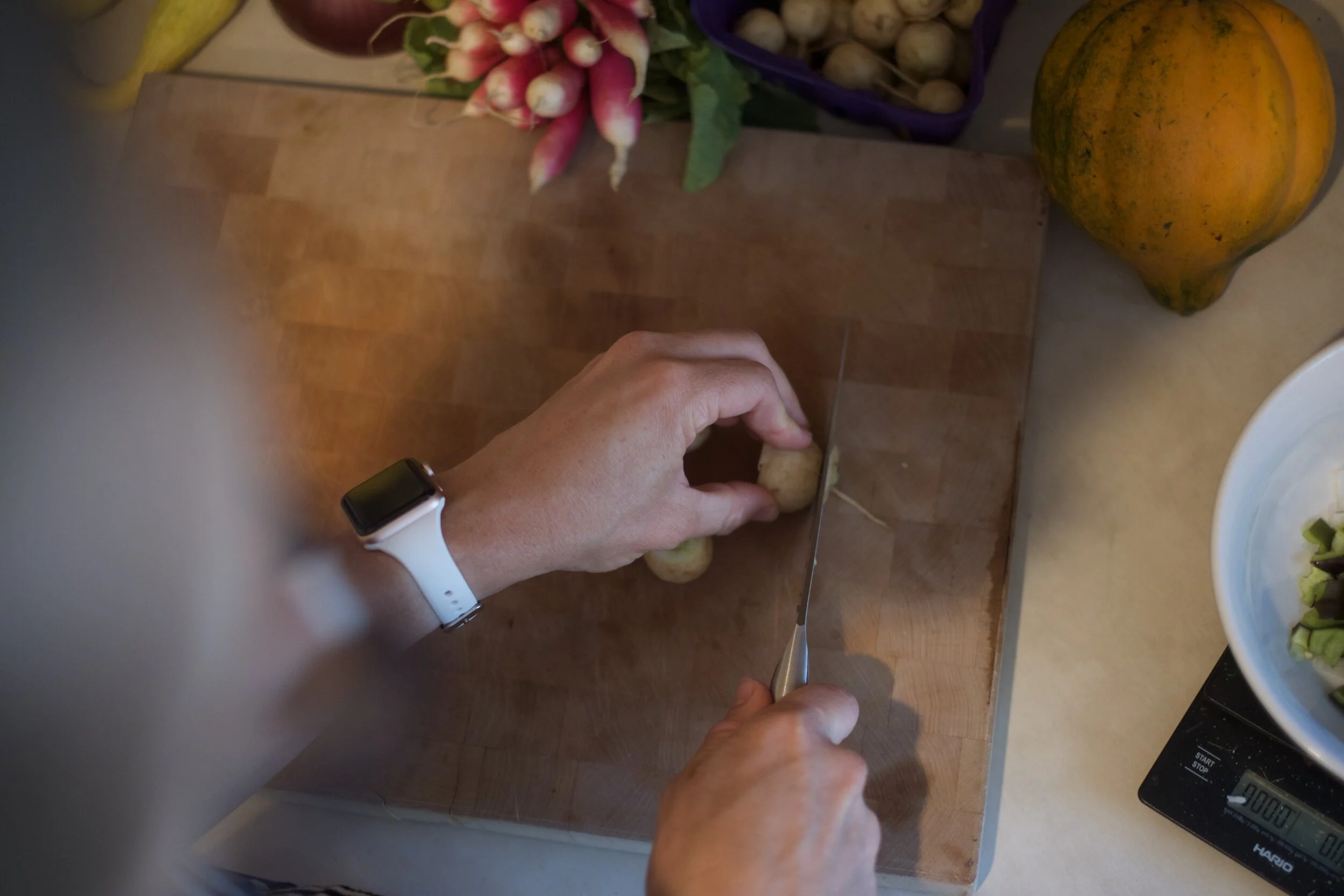 Taking a little time to prepare our fruits and veggies saves us tons of time in the long run!