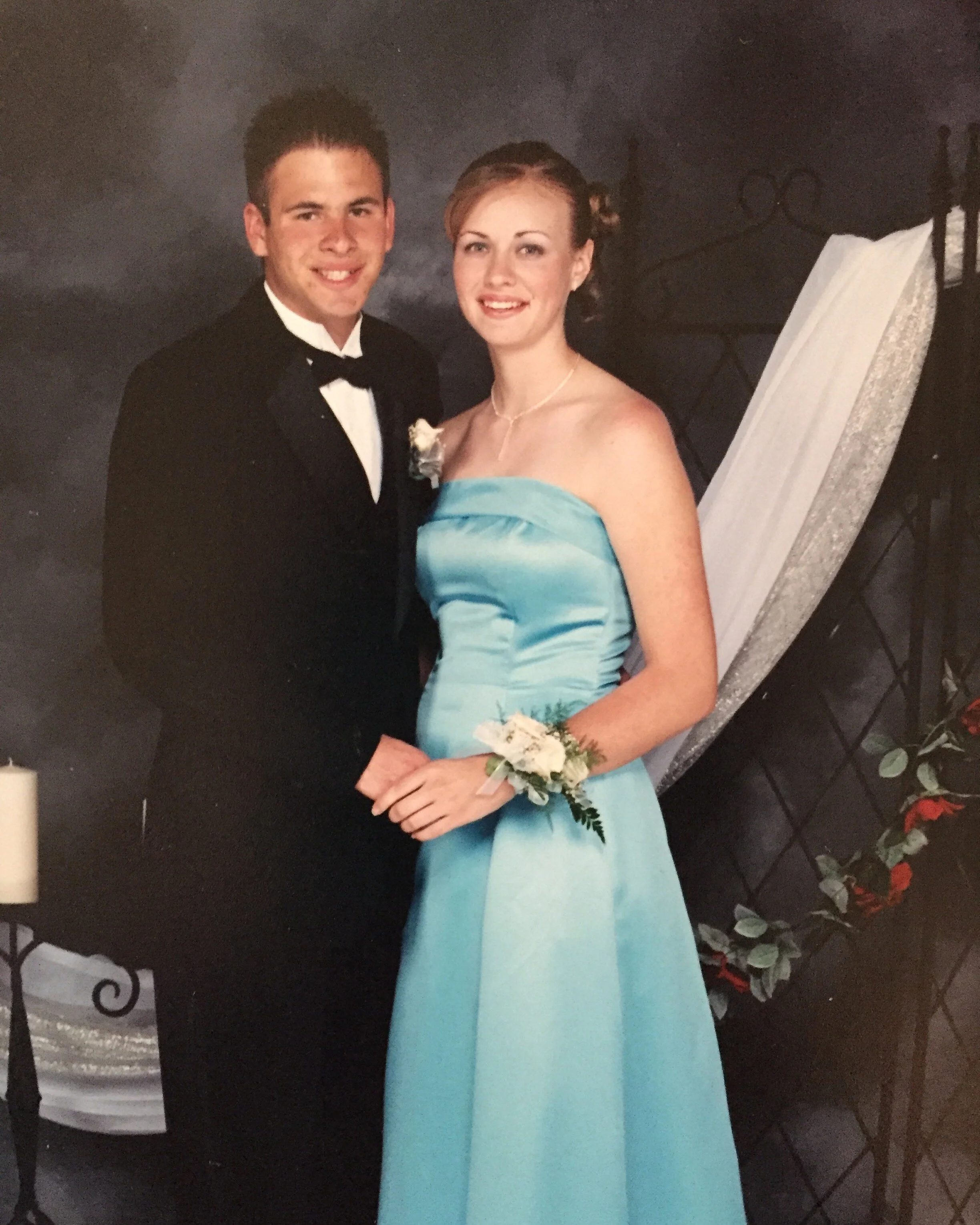 High school prom with my hubby. I never saw myself as “fit” or thin in high school. I struggled with eating well and often skipped meals despite hours of sports practice a day. But there were several times as an adult that I wished I could have had …