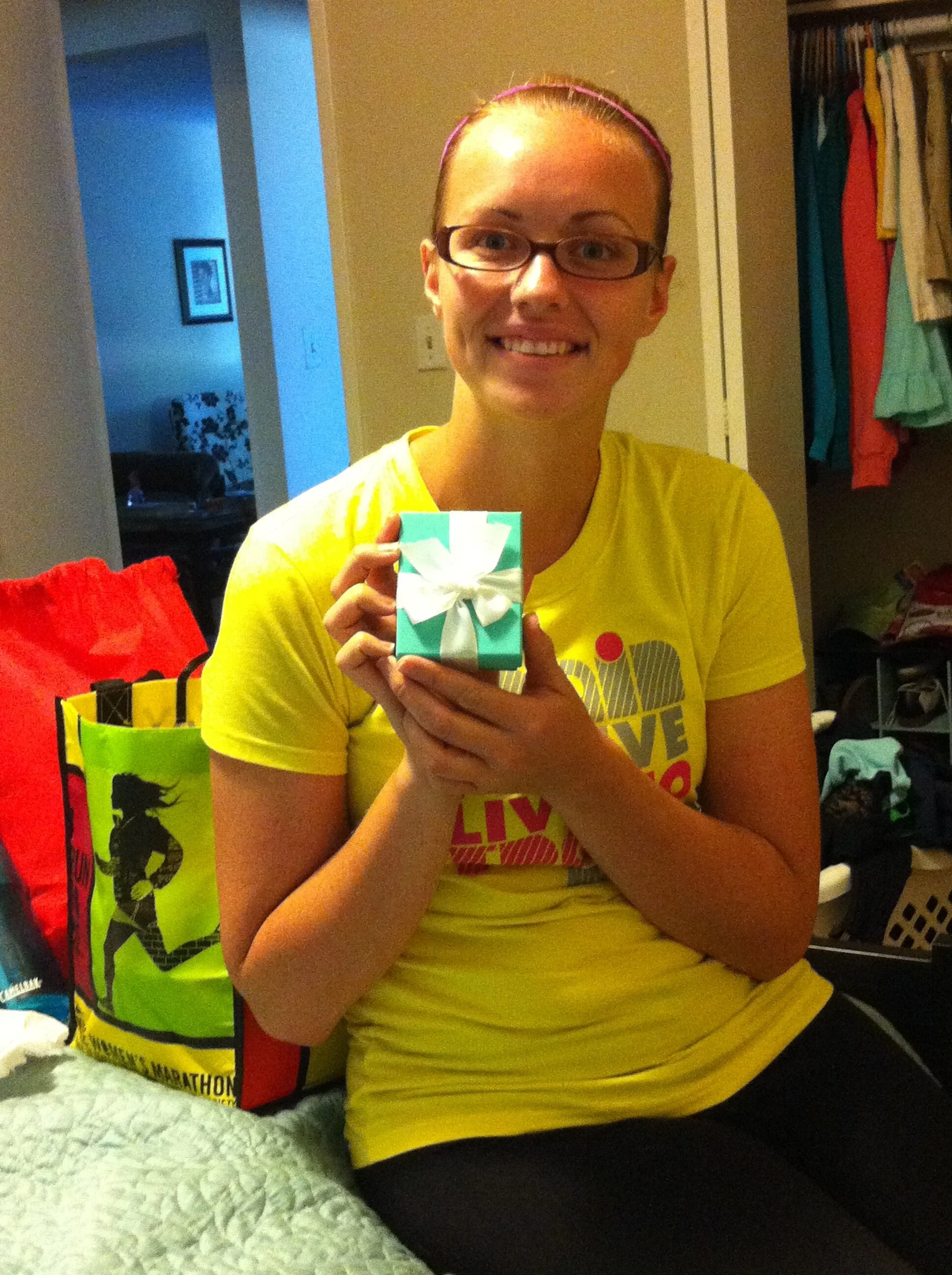 In my actual race, I did come home with a prize. It was cute and small and I had worked hard to earn it. That is my dream for us in the future!