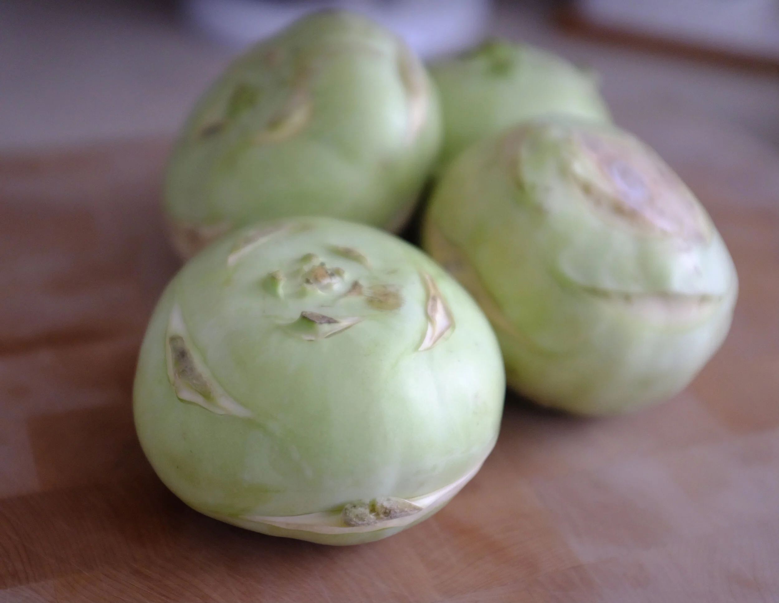 Kohlrabi have been popular in Europe and Asia for ages, but they are finally gaining popularity in the US!