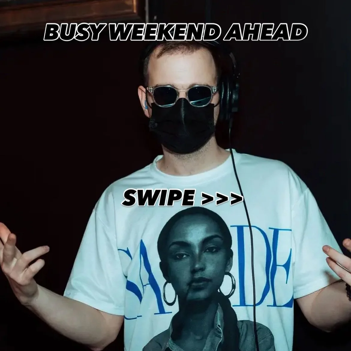 BUSY WEEKEND AHEAD, COME SEE MEEEEEE

thursday - velvet at @eko.windsor 
friday evening - &ldquo;TESTING&rdquo; at @friendsofcjam 
friday night - WHITE LIES at @wildchildnightlife 
saturday night - SECURE THE BAG ($500 giveaway!) at @wildchildnightli