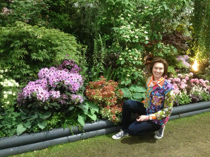 Gillian Goodson at The Royal Horticultural Society Chelsea Flower Show 2013