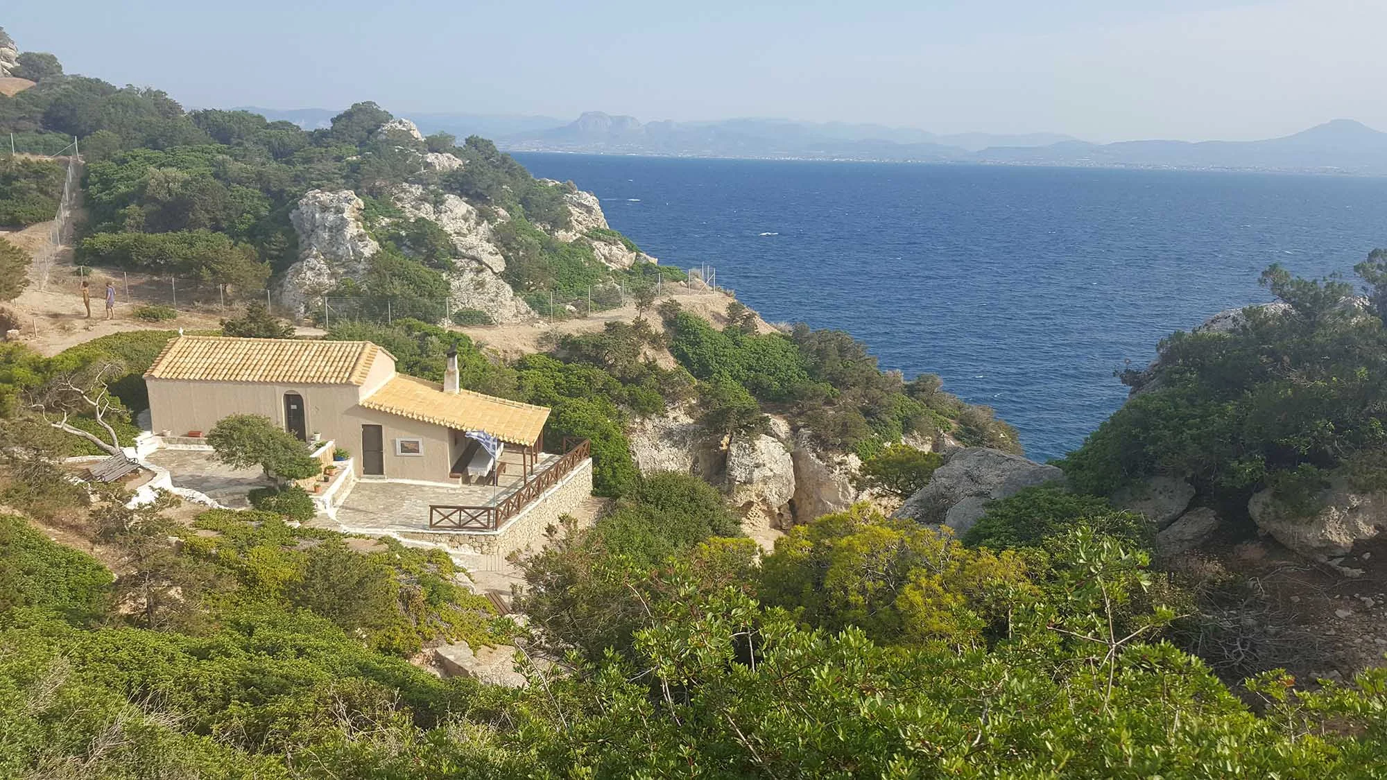 The modern chapel at Heraion of Perachora