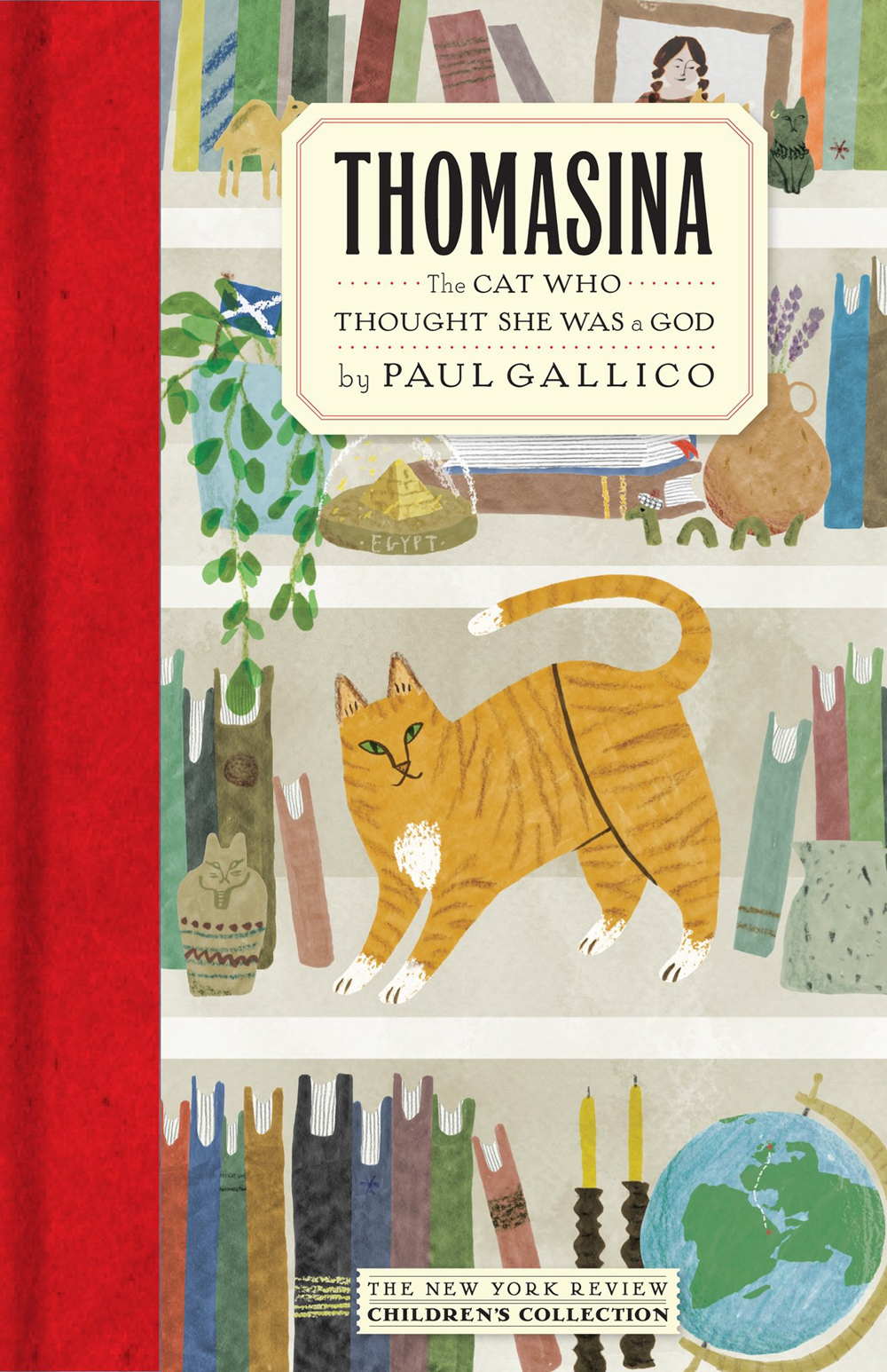 Detail from the book cover for Thomasina, published by New York Review Books