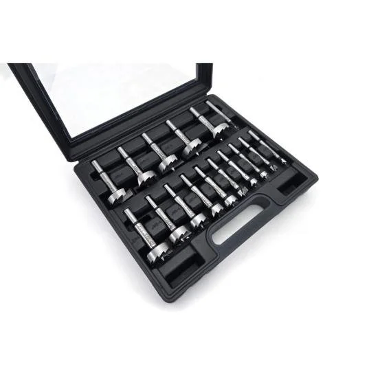 Taytools 16 Piece Forstner Drill Bit Set on sale for $52.50, 25% off, featuring hardened carbon steel construction, serrated rim teeth, sharp center spur, and large chip gullets for clean flat bottomed holes in hardwoods, softwoods, and end grain.
