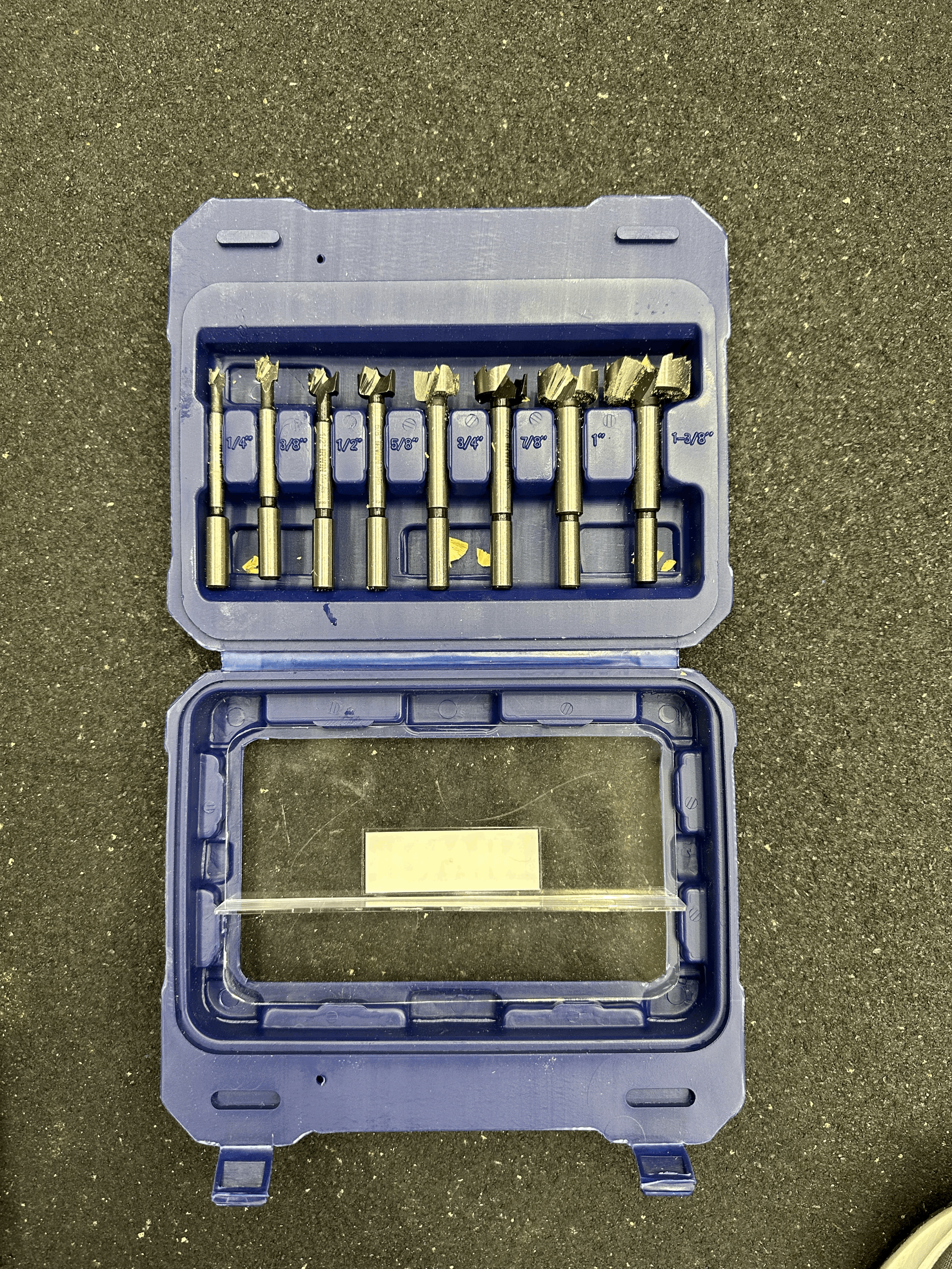 Used IRWIN 8-Piece Forstner Bit Drill Bit Set