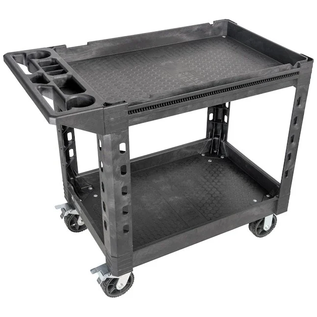 Klein Tools MODbox rolling utility cart with 500 pound capacity and 6 inch caster wheels on sale for $199.98 today only