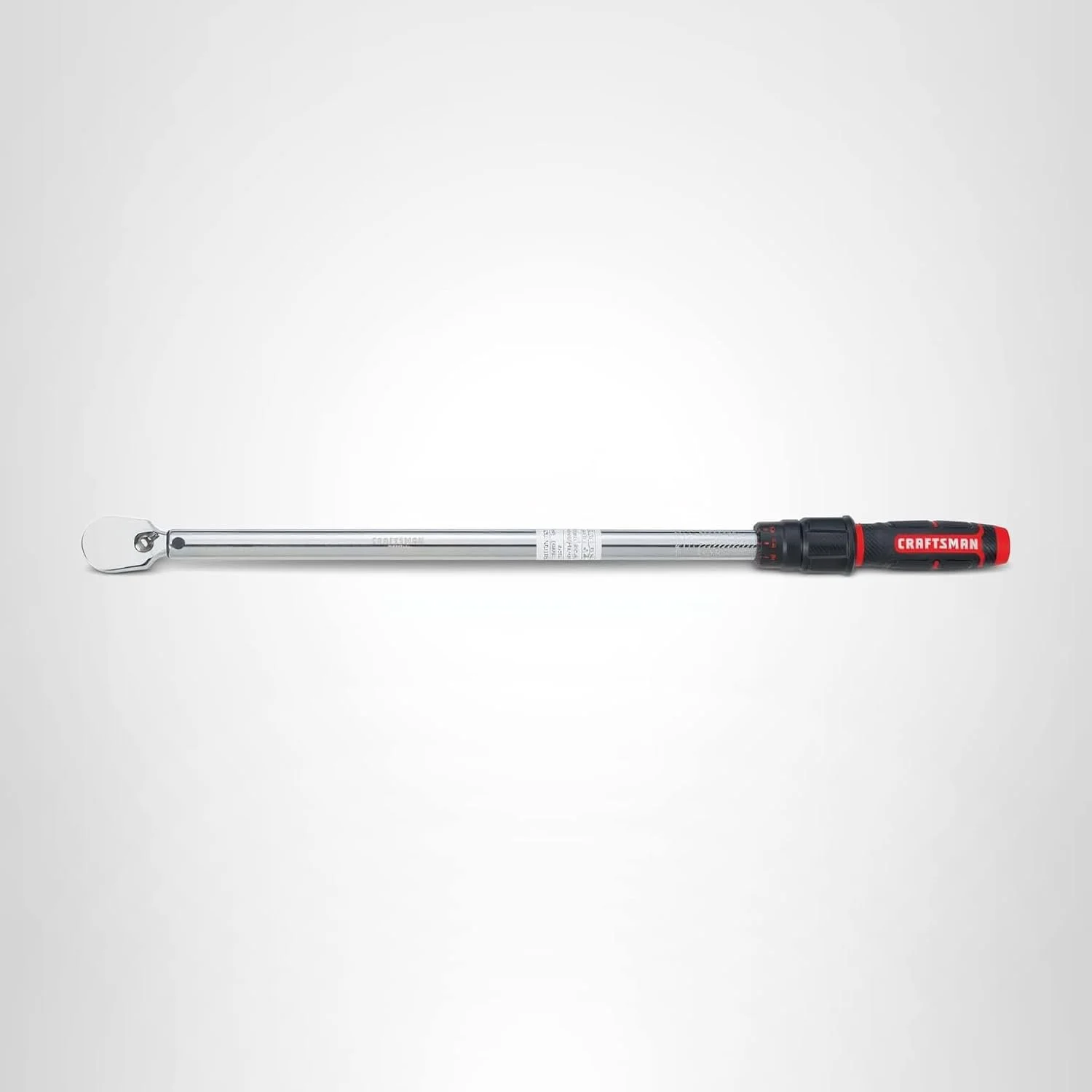 CRAFTSMAN 1/2 inch drive torque wrench resting in its protective black plastic storage case