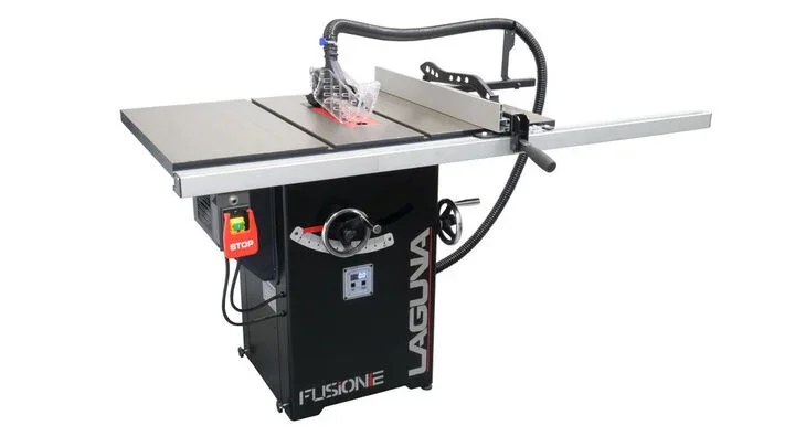 Laguna and Supermax drum sanders, table saws, and bandsaws on sale for 10% off at Acme Tools