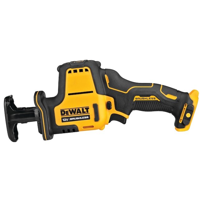 DEWALT XTREME 12 Volt Max brushless cordless reciprocating saw bare tool on sale at Lowe's for $99, marked down from $169 for a $70 savings