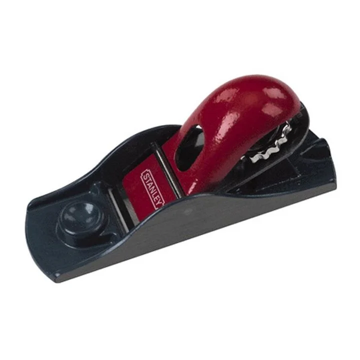 Stanley 6 5/8 x 1 5/8 inch adjustable block plane with cast iron base on sale at Acme Tools