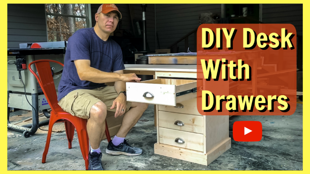 How To Build A Desk With Drawers 731 Woodworks We Build Custom