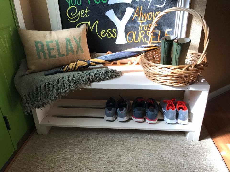 How to Make a Shoe Storage Bench