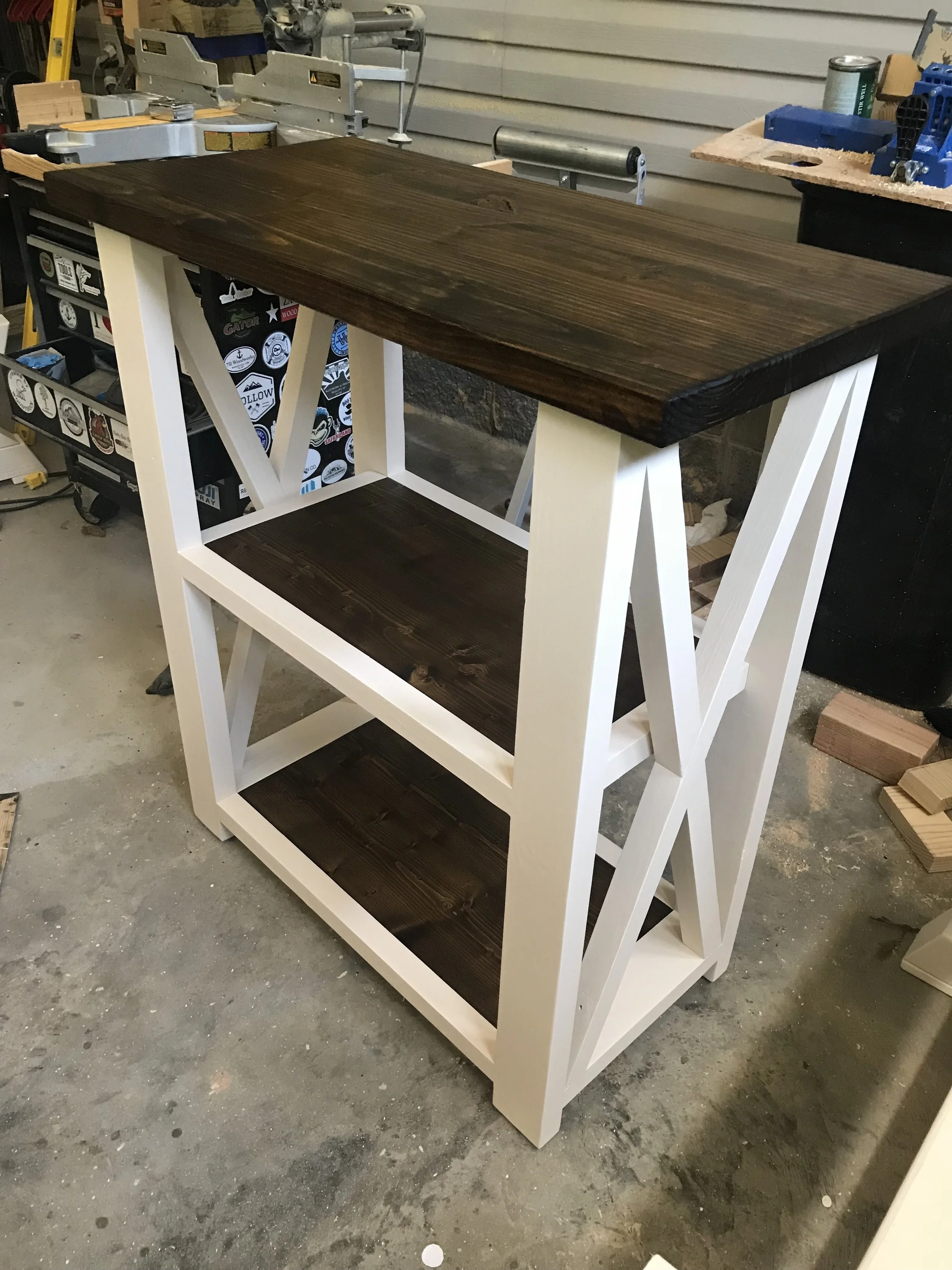DIY Farmhouse Console Table Video — 731 Woodworks